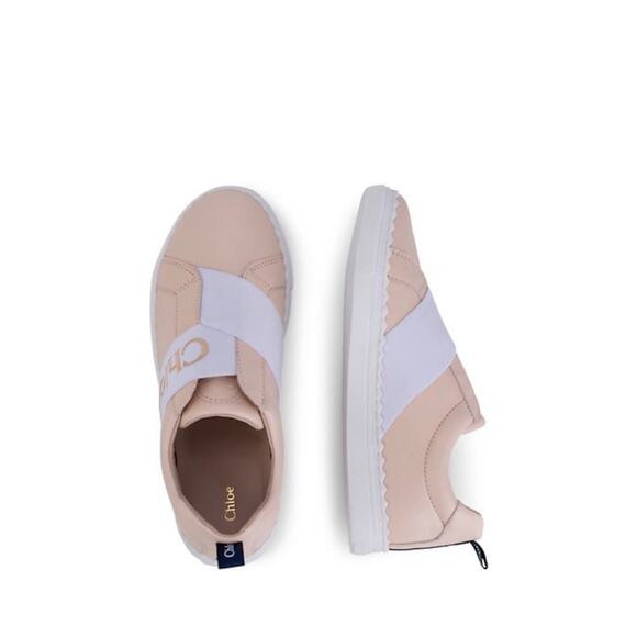 Chloe’ Lauren Slip-on Sneakers in Light Pink - Picture 5 of 9